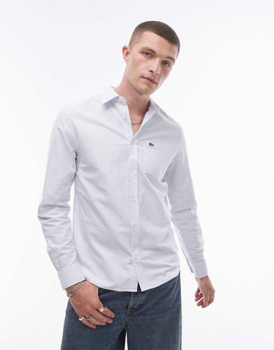 Camicia a maniche lunghe a righe - Lacoste - Modalova