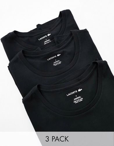 Confezione di 3 T-shirt nere - Lacoste - Modalova
