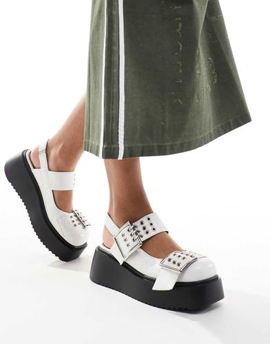 On Your Side - Mary Jane bianche flatform - Lamoda - Modalova