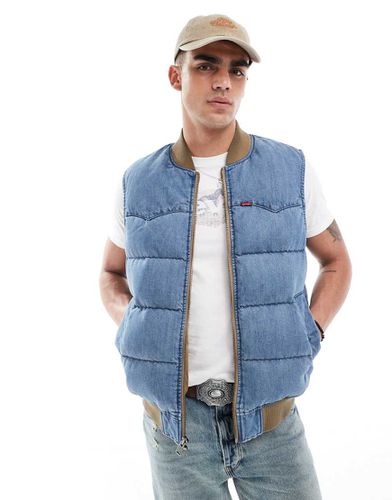 Gilet in denim imbottito stile western medio - Levi's - Modalova