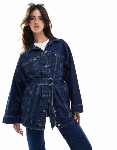 Dolman - Giacca trucker oversize blu scuro con cintura - Levi's - Modalova