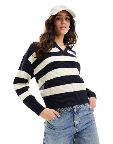 Eve - Maglione a righe nere con scollo a V - Levi's - Modalova