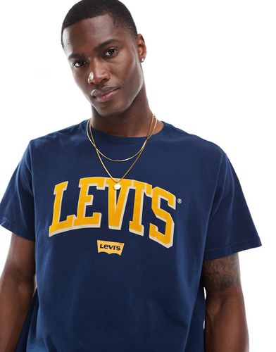 T-shirt comoda con logo stile college - Levi's - Modalova