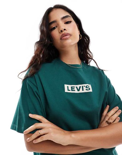 T-shirt comoda medio con etichetta con logo - Levi's - Modalova