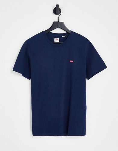 T-shirt con logo batwing originale piccolo blu elegante - Levi's - Modalova
