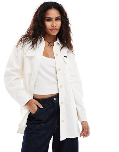 Camicia giacca comoda bianca - Lee Jeans - Modalova