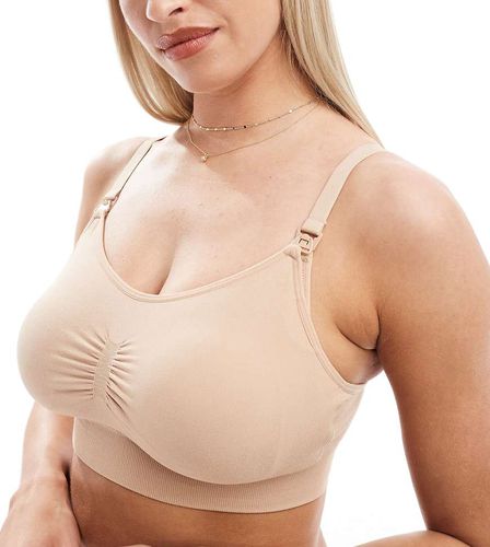 Maternity Coppe Grandi - Brassière beige senza cuciture - Lindex - Modalova