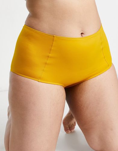 Slip bikini a vita alta gialli - Monki - Modalova