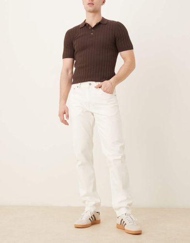 Mango - Jean ajusté - Écru-Neutre - Mango - Modalova