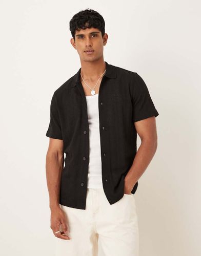 Polo texturé à manches courtes - Mango - Modalova