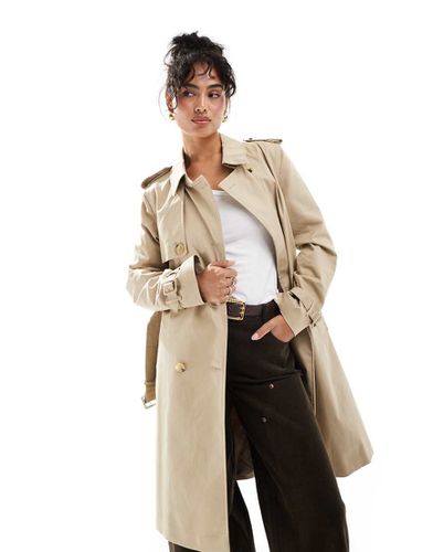 Trench beige con pannelli - Mango - Modalova