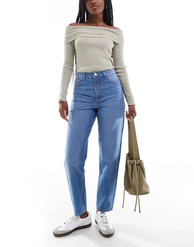 Mom jeans a vita alta lavaggio medio - Miss Selfridge - Modalova