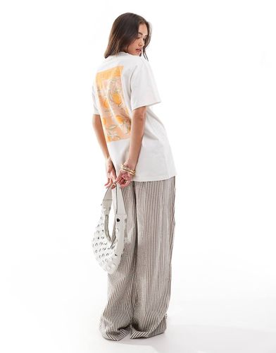 T-shirt oversize con stampa "Amalfi Coast" stile cartolina - Miss Selfridge - Modalova