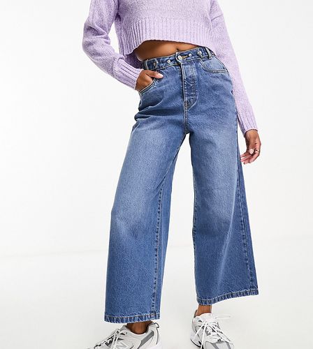 Jeans corti con fondo ampio medio - Noisy May Petite - Modalova