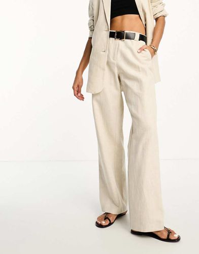 Pantaloni sartoriali beige in coordinato - NA-KD - Modalova