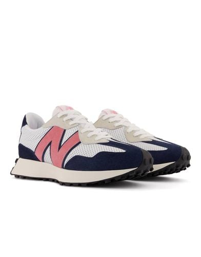 Sneakers traforate bianche, blu navy e rosa - New Balance - Modalova