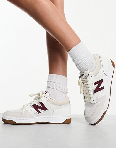 Sneakers bianche e bordeaux - New Balance - Modalova