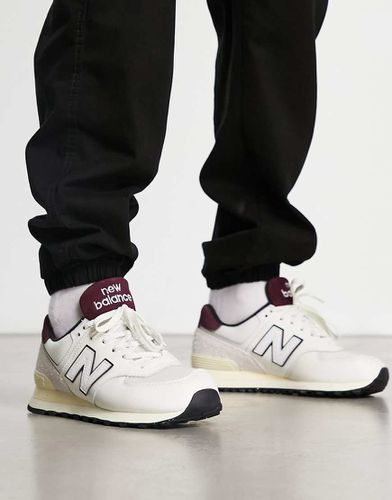 Sneakers bianche e bordeaux - New Balance - Modalova