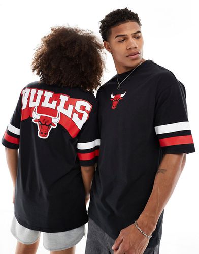 Chicago Bulls - T-shirt unisex nera con grafica ad arco - New Era - Modalova