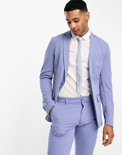 Giacca da abito super skinny azzurra - suit 1 - New Look - Modalova