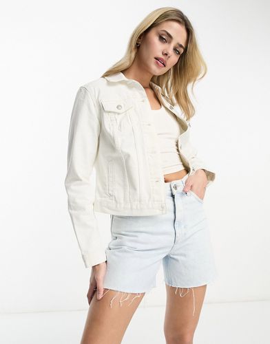 Giacca di jeans bianca - New Look - Modalova