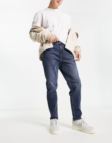Jeans dritti affusolati color indaco - New Look - Modalova