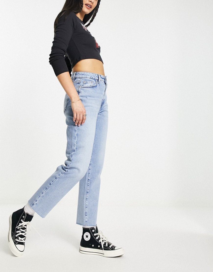 New Look - Jeans dritti blu chiaro - New Look - Modalova