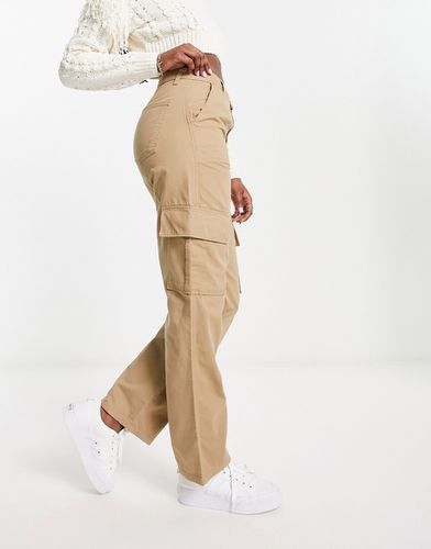 Pantaloni cargo slim color cammello - New Look - Modalova