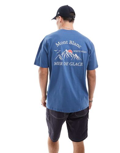 T-shirt vintage con stampa "Mont Blanc" - New Look - Modalova