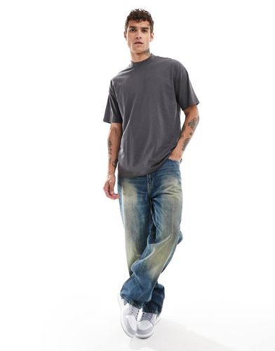 T-shirt oversize scuro - New Look - Modalova