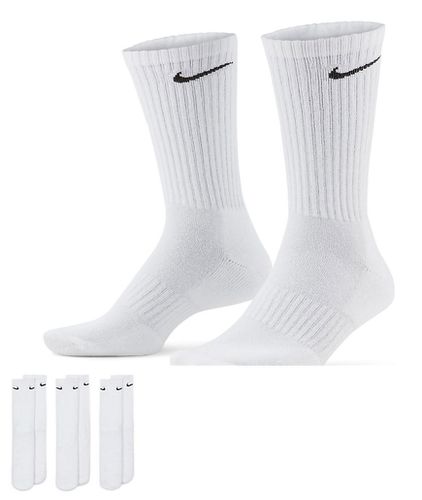 Everyday - Confezione da 3 paia di calzini imbottiti bianchi - Nike Training - Modalova