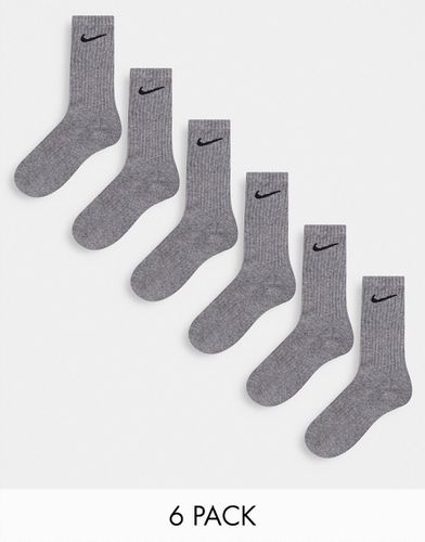 Everyday Cushioned - Confezione da 6 paia di calzini ammortizzati neri - Nike Training - Modalova