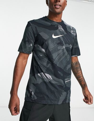 Glitch Camo Dri-FIT - T-shirt nera con stampa - Nike Training - Modalova