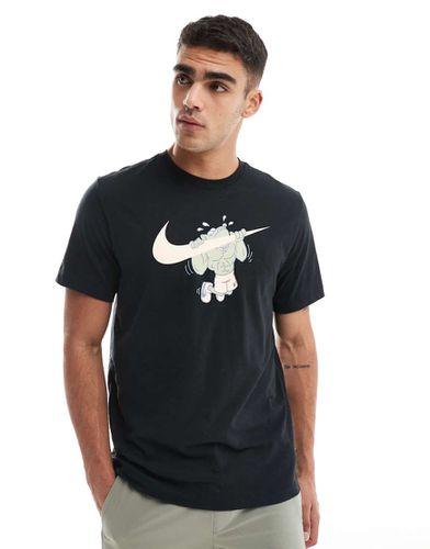 Pull Up - T-shirt nera con grafica - Nike Training - Modalova