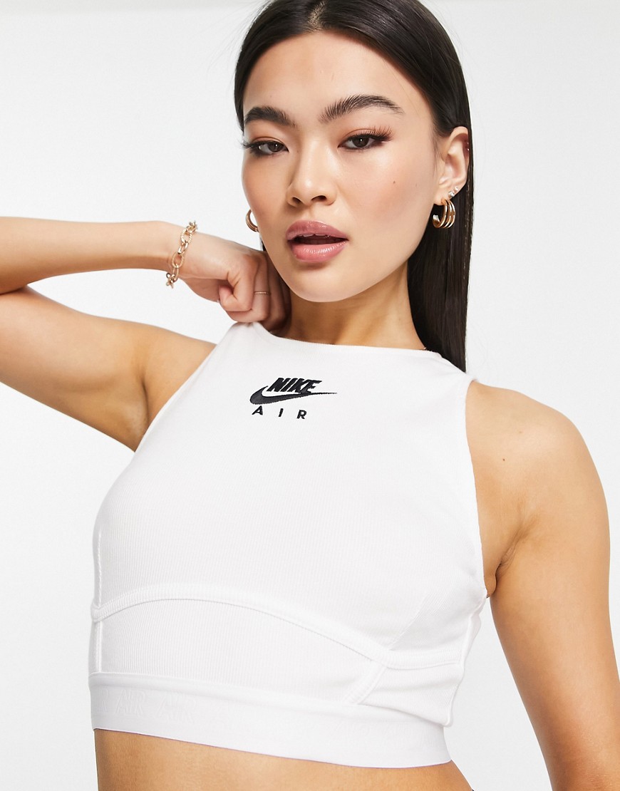 Air - Top senza maniche attillato a coste - Nike - Modalova