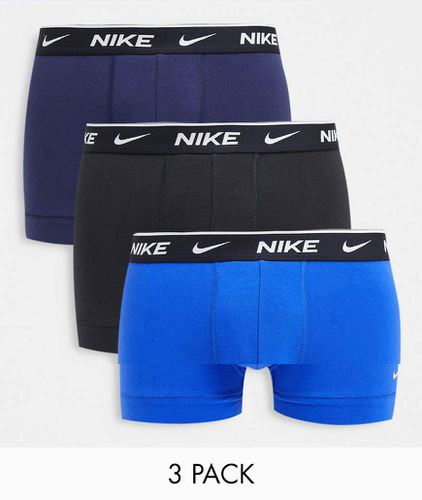 Confezione da 3 boxer aderenti Cotton Stretch /blu navy/blu - Nike - Modalova