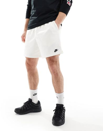 Club Fleece - Pantaloncini in pile bianco sporco - Nike - Modalova