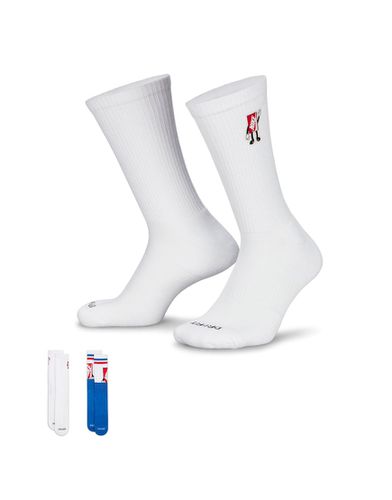 Everyday Plus - Confezione da 2 paia di calzini ammortizzati bianchi - Nike - Modalova