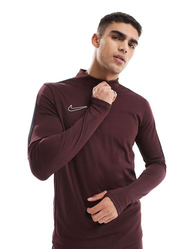 Academy 23 - Felpa bordeaux con zip corta - Nike Football - Modalova