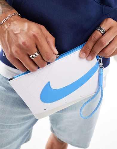 Icon Blazer - Borsa da polso bianca e blu - Nike - Modalova