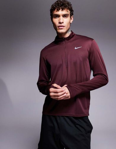 Pacer Dri-FIT - Top con zip corta bordeaux - Nike Running - Modalova