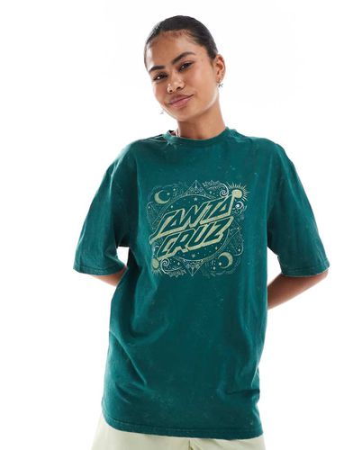 T-shirt oversize con logo decorato - Santa Cruz - Modalova