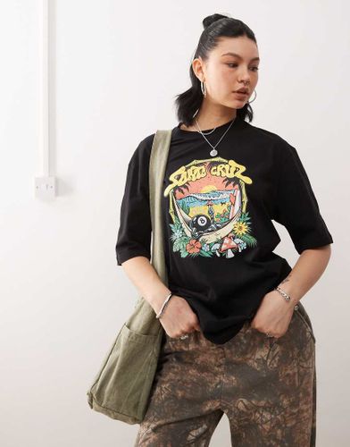 T-shirt de skateur à imprimé bille 8 - Santa Cruz - Modalova