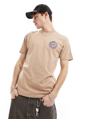 Slick Dot - T-shirt beige con grafica - Santa Cruz - Modalova