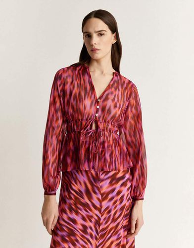 Camicia con stampa animalier - Scalpers - Modalova