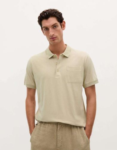 Polo avec poche avant - Beige - Scalpers - Modalova