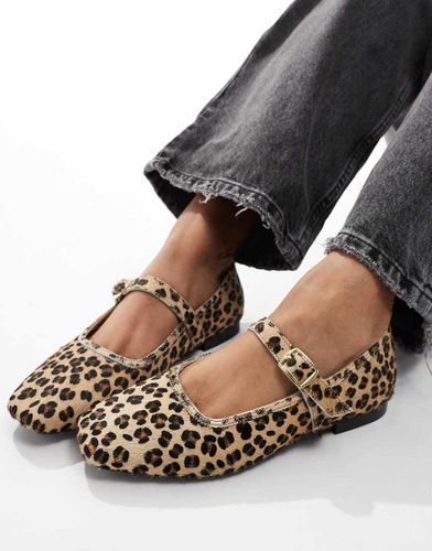 Lille - Ballerine Mary Jane in cavallino leopardate - Schuh - Modalova