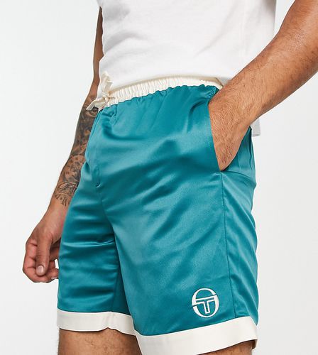 Pantaloncini verdi con logo - In esclusiva per ASOS - Sergio Tacchini - Modalova