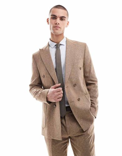 Shelby and Sons - Blazer sartoriale slim doppiopetto medio in coordinato - Shelby & Sons - Modalova