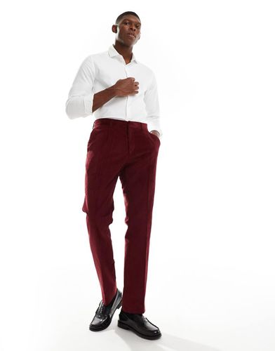 Pantaloni slim sartoriali scuro in coordinato - Shelby & Sons - Modalova